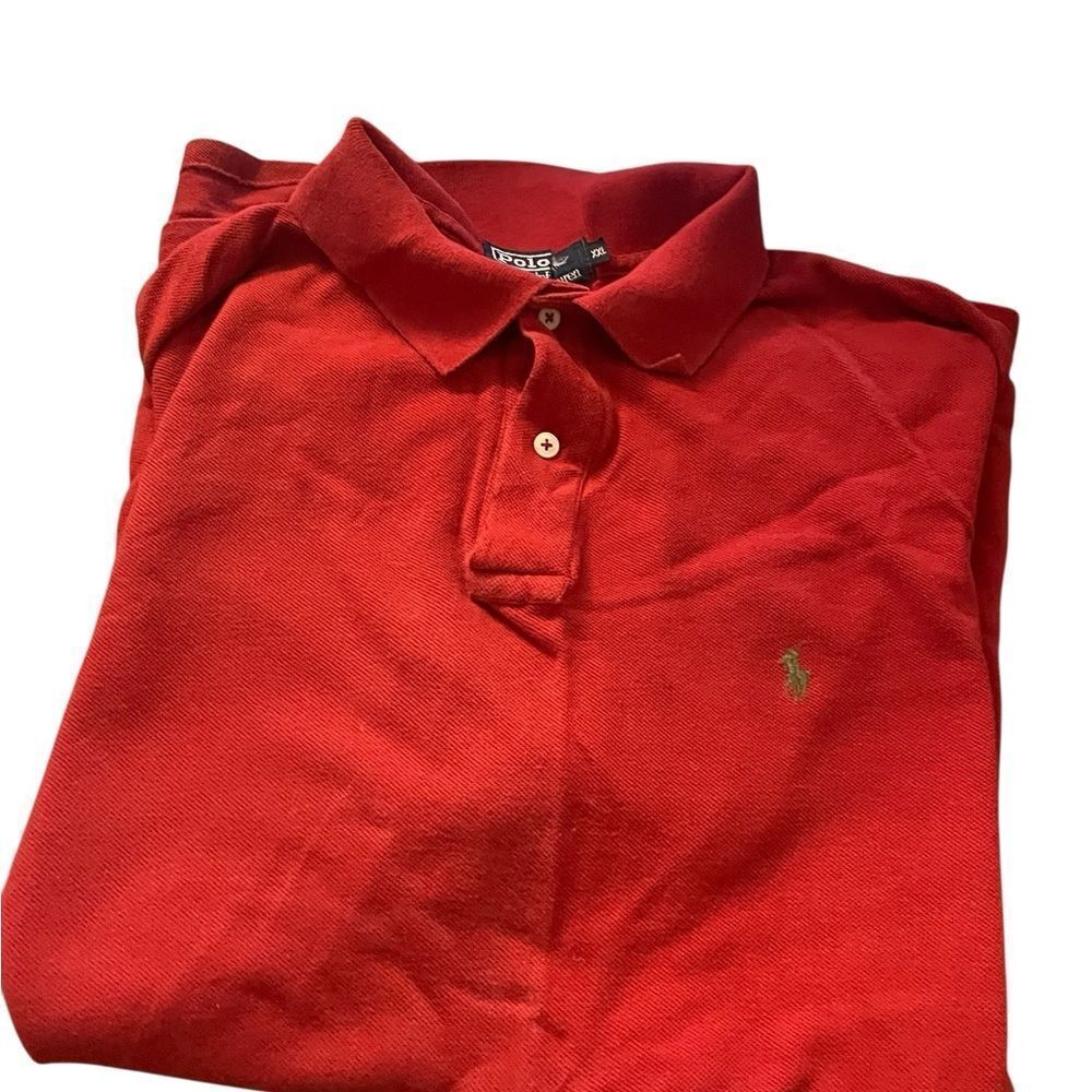 Polo by Ralph Lauren Men's Red Polo Shirt vintage excellent condition XXL